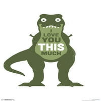 David Olenick - zidni poster Volim te, 22.375 34