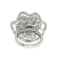 Adina & Co. Mikro obloženi prsten od srebrnog cvijeta s kubičnim cirkonijem