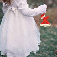 Pgeraug ručnik Personalizirani božićno pismo ukrasi Personalizirani ukrasi za božićno pismo visi crveno