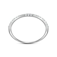 Jewels 14KT bijelo zlato ženke okrugli dijamantni halo split-roman Bridal Wedding Ambragement Ring Set 1. CTTW