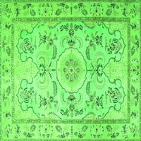 Tradicionalne prostirke u zelenoj boji, promjera 7 inča