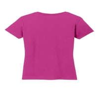 - Ženska majica s izrezom u obliku slova U i kratkim rukavima, do ženske veličine od 3 inča - rak mokraćnog mjehura