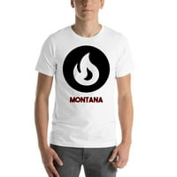 Nedefinirani pokloni 2xl Montana Fire Style Style Kratki rukavi pamučna majica