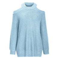 GUZOM džemper za žene u prodaji- džemperi za žene trendi labavi seksi čvrsti hladni vrhovi ramena novi dolasci
