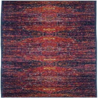 Tradicionalni cvjetni tepih za trčanje, plava Fuksija, 2 '2 13'