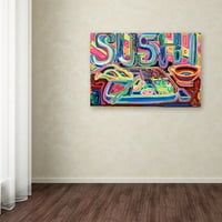 Zaštitni znak likovna umjetnost 'sushi' platno umjetnost Josha Byera