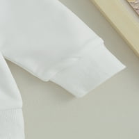 Oprema / komplet dugih hlača za dječake dukserica s dugim rukavima s printom slova pulover majice + trenirke Na