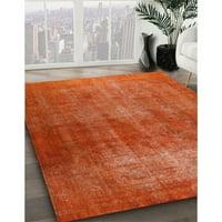 Tradicionalni narančasto-crveni perzijski unutarnji tepisi tvrtke, 5' 8'