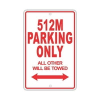 Parkiranje samo svi ostali bit će povučeni smiješnim smiješnim novitetom garažnim aluminijskim znakom 8 x12 ploča