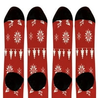 Ova odjeća za jelene Božićna odjeća s božićnim sobovima zimske praznične čarape za posadu 2 para čarapa za posadu