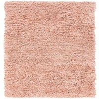 Jednobojni plišani tepih od paperja, 2' 9'ružičasta