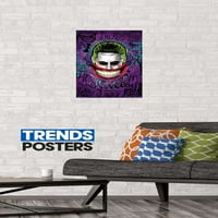 Strip film-odred samoubojica - plakat na zidu s Jokerom, 14.725 22.375