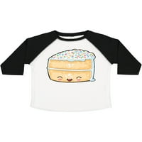 Preslatka slatka nasmijana torta posuta konfetama poklon majica za mlađeg dječaka ili djevojčicu