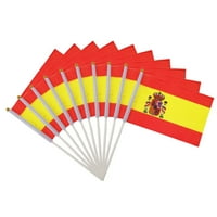 Držeći malu zastavu na štapiću, navijači sportskog kluba održavaju festivalske događaje, dijele Zastave, Zastave