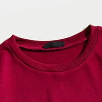Šumpna kapuljača za dukserice za žene zima jesen dnevno tisak dugački pulover ispis o vratu tiskanje dugih rukava