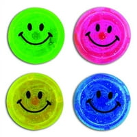 2 neonski sjajni osmijeh jo-jo igračke od 12 komada