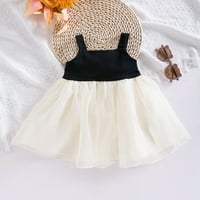 nova haljina s cvjetnim uzorkom za djevojčice, svečana haljina od čipke od tila za malu djecu, Crna, 18-24 mjeseca