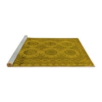 Tvrtka ' s perete strojno kvadratne tradicionalne perzijske prostirke žute boje za unutarnje prostore, površine