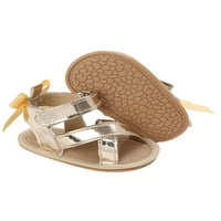 _ / sandale za djevojčice; dječje neklizajuće kožne sandale za princezu s ravnim potplatom; ljetne zlatne sandale