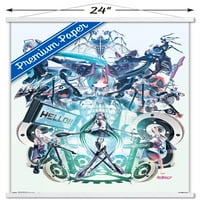 Hatsune Miku - Zidni plakat zdravo u drvenom magnetskom okviru, 22.37534