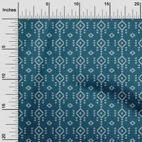 Oneoone viskoza šifona teal plava tkanina geometrijska bandhani haljina materijal tkanina tkanina tkanina tkanina