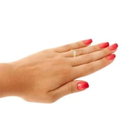 Zaručnički prstenovi za žene zaručnički prsten od dijamanta od 10 karata izrađen od čvrstog žutog zlata
