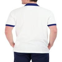 CHAPS muški klasični fit fit s kratkim rukavima pamuk svakodnevni novitet logo pique polo majica