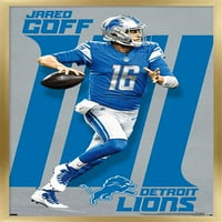 Zidni poster Detroit Lions - Jarod Goff, 14.725 22.375