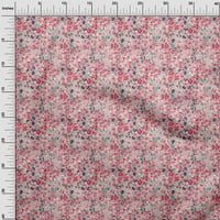 Jednobojna baršunasto ružičasta Tkanina za cvjetne zanate, tkanina za dekor s otiskom širine dvorišta