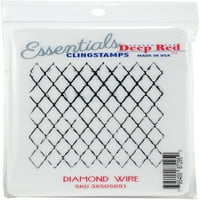 Tamnocrvena ljepljiva marka 3 95 - dijamantna žica