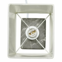 Jednostavan dizajn minijaturna mramorna stolna svjetiljka sa sjenilom od tkanine