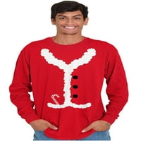 Odijelo Djeda Mraza, ružni džemper, svečana majica dugih rukava za muškarce i žene Od 9 do 3 inča