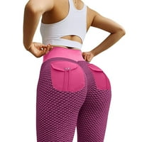 Jesen ušteda za dizanje guzice za trening za žene za ženske gumaste teretane bešavni plijen uske joge hlače s