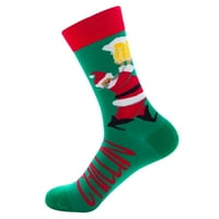 Božićne čarape za žene čarape tiskane čarape darovi pamuk dugi smiješne čarape za žene novitet funky slatke čarape