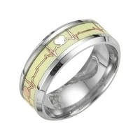 Prstenovi za žene Europe i Amerike Titanij čelik Svjetlosni čarobni prsten Fluorescentni prsten
