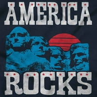 America Rocks Mount Rushmore USA Twimshirt za muškarce ili žene Brisco Brands 3x