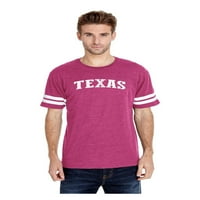 2-Muške majice od finog dresa za nogomet, do veličine 3 inča - Teksas