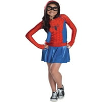 Dječja haljina s kapuljačom, kostim djevojke pauka