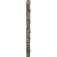 Ekena Millwork 3 W 3 D 48 H Univerzalni vanjski kut za kamene zidne ploče od kamenog zida, kamena rijeka Cascade