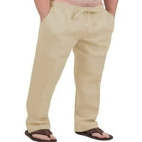 Muške Duge hlače u donjem dijelu, elastične hlače u struku, jednobojne hlače za slobodno vrijeme, donji dio s