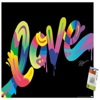 Jason Neilor - Ljubavni zidni poster s gumbima, 22.375 34
