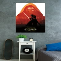 Ratovi zvijezda: Sila se budi-plakat sa značkom Kailo Ren na zidu, 22.375 34