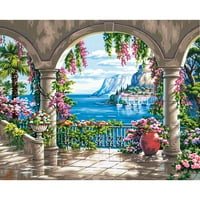 Slikarski rad komplet za slikanje brojevima 16 920 cvjetni vrt