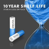 -Premium baterijske baterije-Alkalna Baterija-1,5 V teške zatvorene baterije - rok trajanja 10 godina