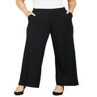 Ženske hlače širokih nogavica-Ponte 'S I' S Plus Size od 'S i' s