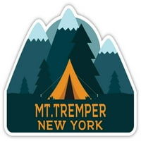 Mount Tremper, njujorška Suvenirna vinilna naljepnica, dizajn šatora za kampiranje