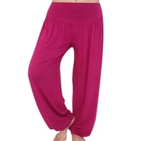 Avamo Ladies Hareme Pant Wide Nog Yoga hlače visoki struk hipi hlača u teretani Kontrola trbuha Aktivna odjeća
