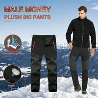 Muške vodootporne hlače otporne na vjetar s džepovima s patentnim zatvaračem duge hlače za kampiranje na otvorenom