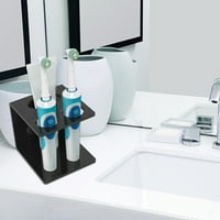 Akrilni zidni stalak za kućnu električnu četkicu za zube, organizator paste za zube