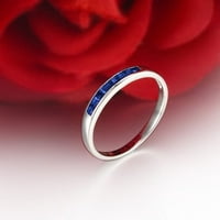 Prodaje se zaručnički prsten od safira s popustom od 10k bijelog zlata